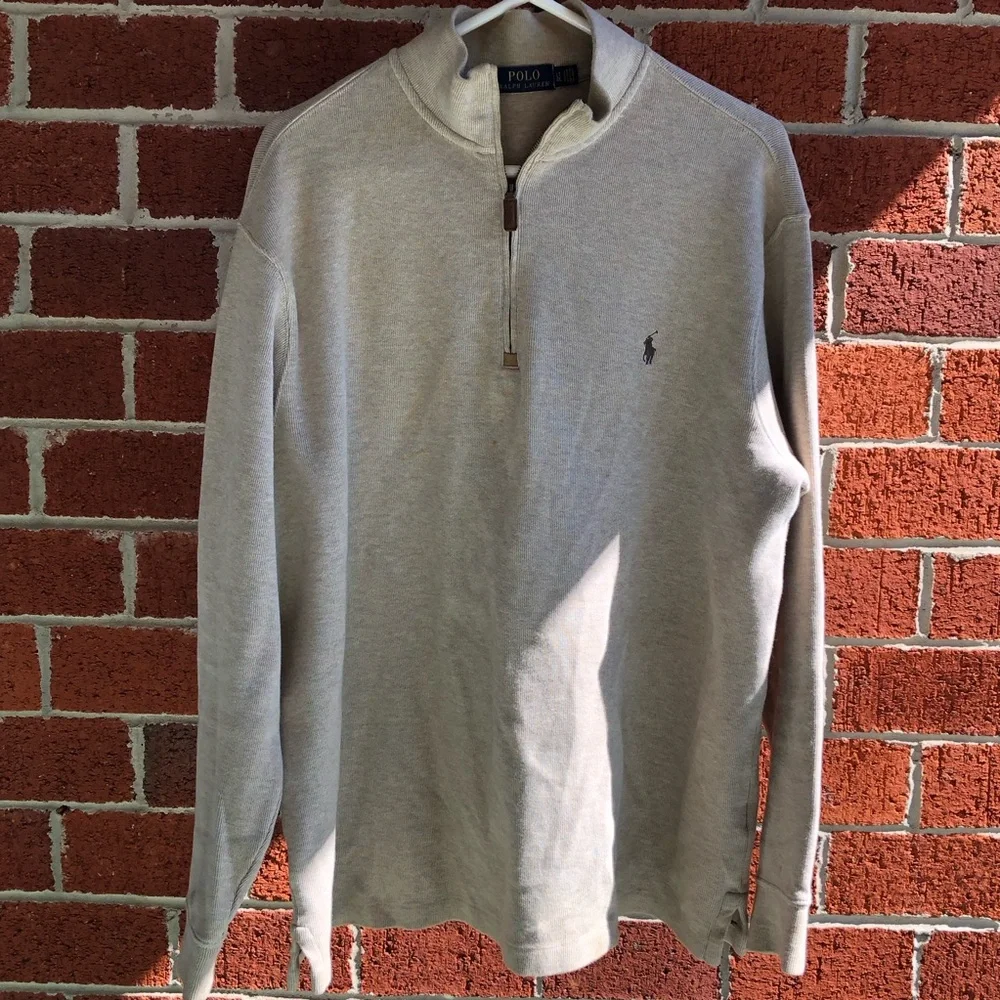 Ralph Lauren Men's Half Zip-Up Sweater - Picture 10 of 15